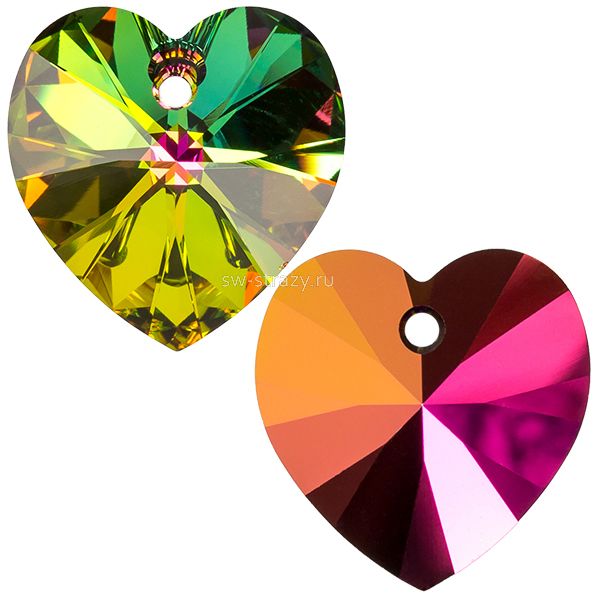 Кулоны 6228 18x17,5 mm Crystal Vitrail Medium