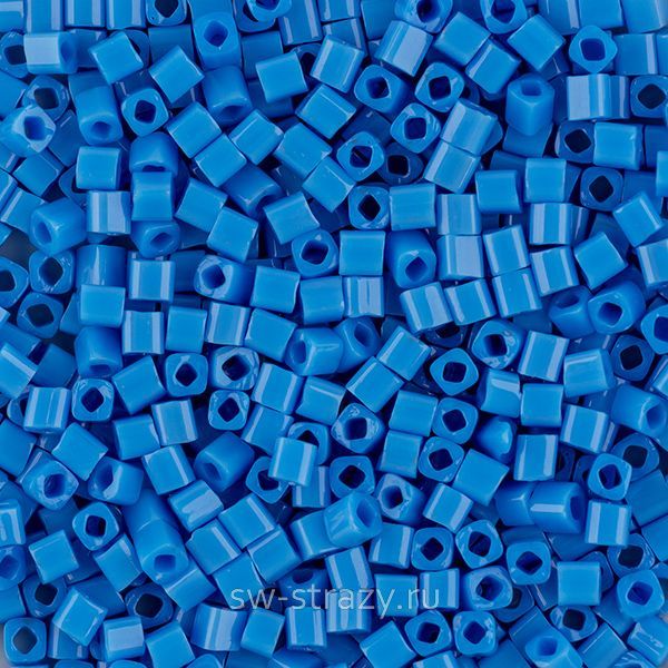 Бисер Cube 1,5 mm #0043D Непрозрачный светлый василек