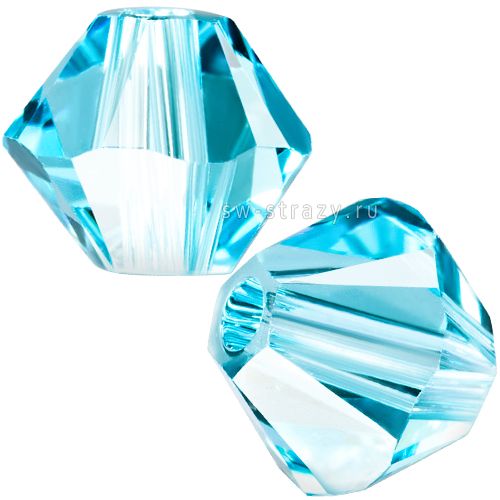 Бусины 5328 4 mm Light Turquoise