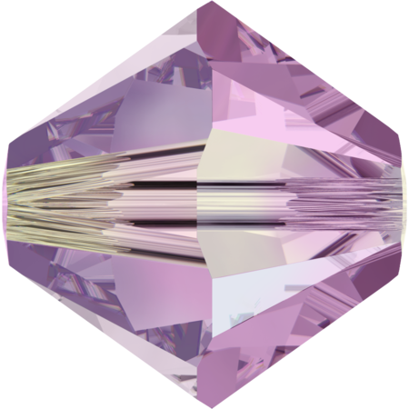 Бусины 5328 4 mm Light Amethyst AB 2X