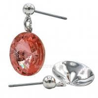 Основа под серьги-гвоздики подвес 1122 10 мм родий SWK0361