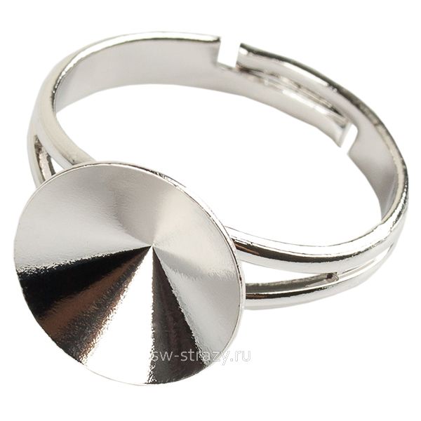 Основа под кольцо 1122 12 мм родий SWK0388