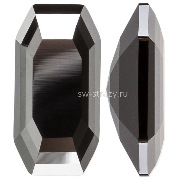 Кристаллы 4595 8x4 mm Jet Hematite