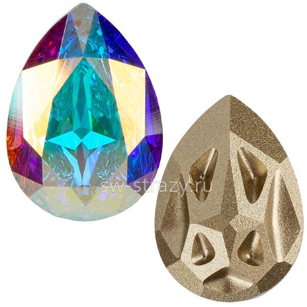 Кристаллы 4390 14x10 mm Crystal AB