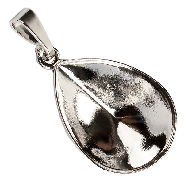 Основа под кулон 4320 18 мм родий SWK0328