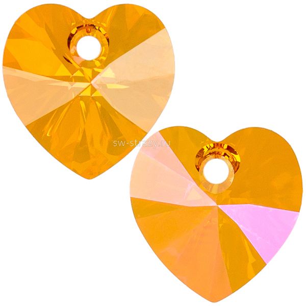 Кулоны 6228 10,3x10 mm Crystal Astral Pink