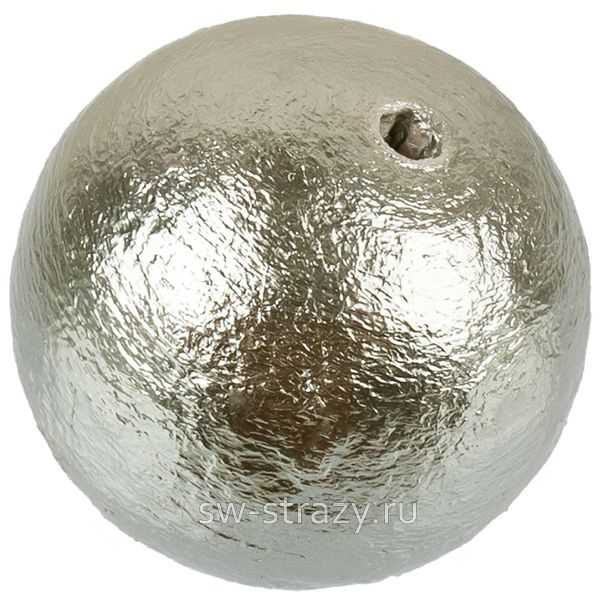 Жемчуг хлопковый 12 мм серый