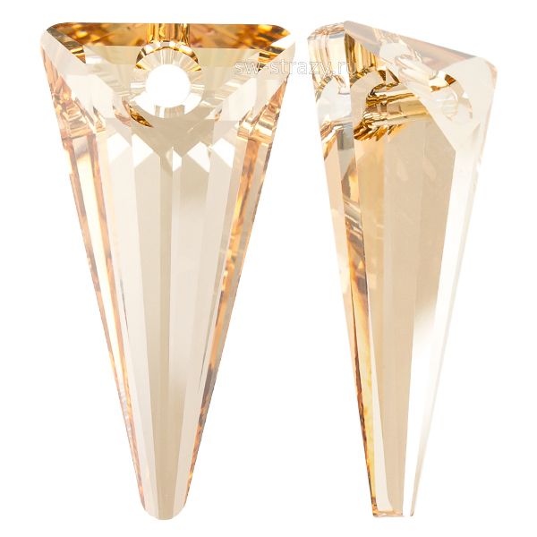 Кулоны 6480 28 mm Crystal Golden Shadow