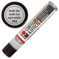 Marabu Contours&Effects 782 Metallic Silver 25 ml (17820009782)