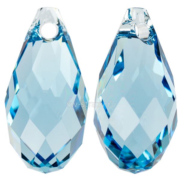 Кулоны 6010 11x5,5 mm Aquamarine