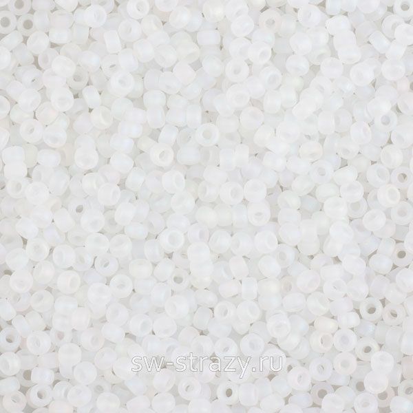 Seedbead Miyuki 15/0 131FR Matte Transparent Crystal AB
