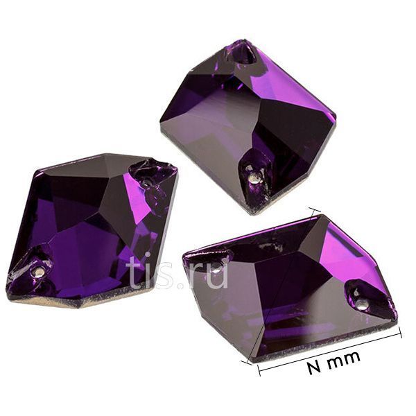 3570 11*14 mm Purple Velvet K9