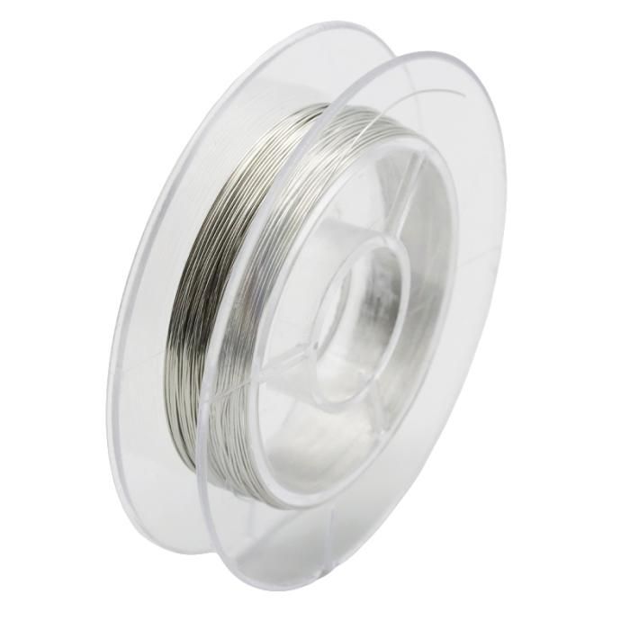 Проволока для бисера d=0,3 мм серебро 10 м