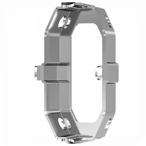 4595/S 12x6 mm 3PH20H Rhodium Plating