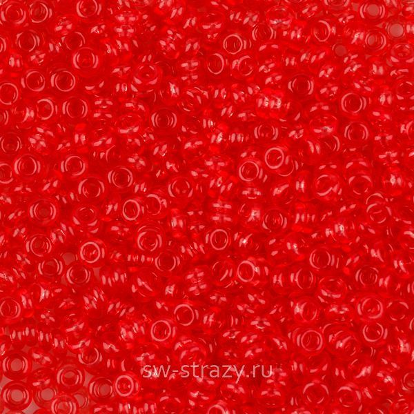 Demi Round 11/0 #YPS0042 HYBRID прозрачный красный