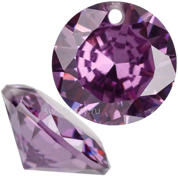 Подвеска циркон 8 мм Tanzanite