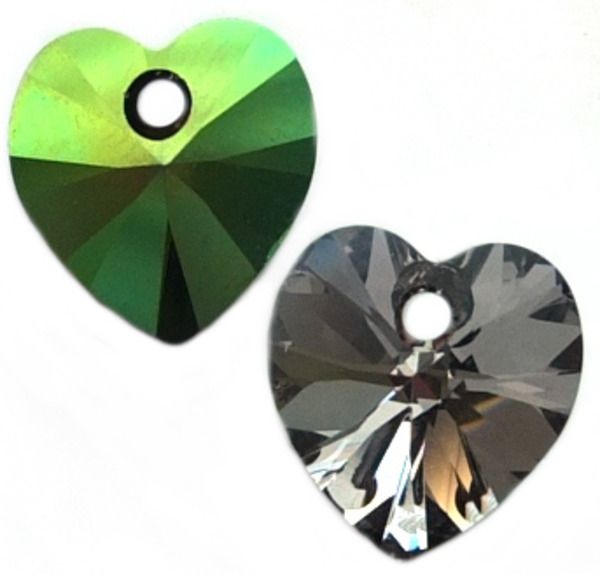 Кулоны 6228 10,3x10 mm Crystal Scarabaeus Green