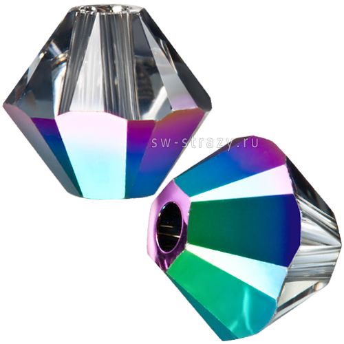 Бусины 5328 3 mm Crystal Scarabaeus Green