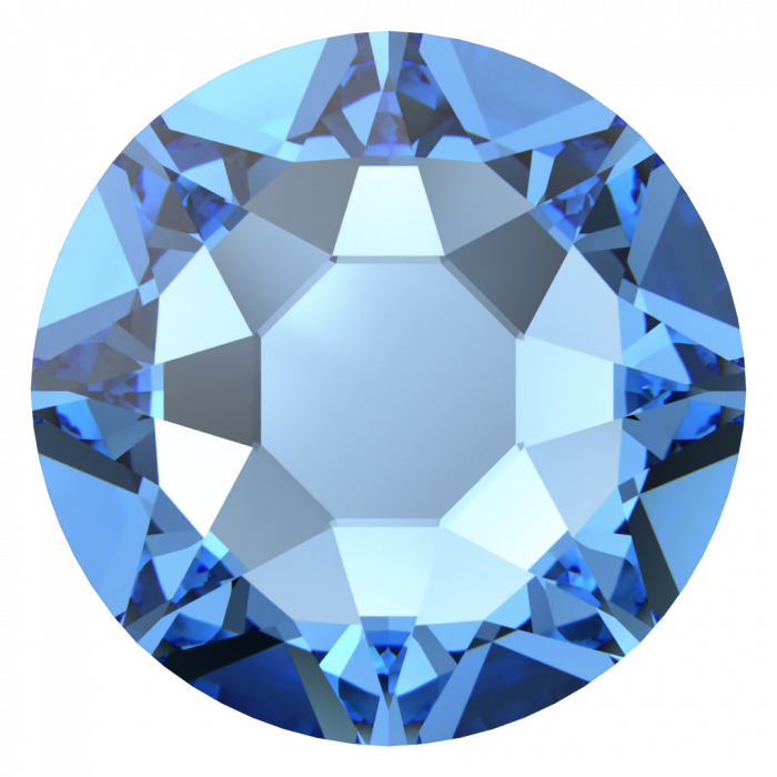 Стразы горячей фиксации 2078 ss 30 ReCreated Ice Blue HF