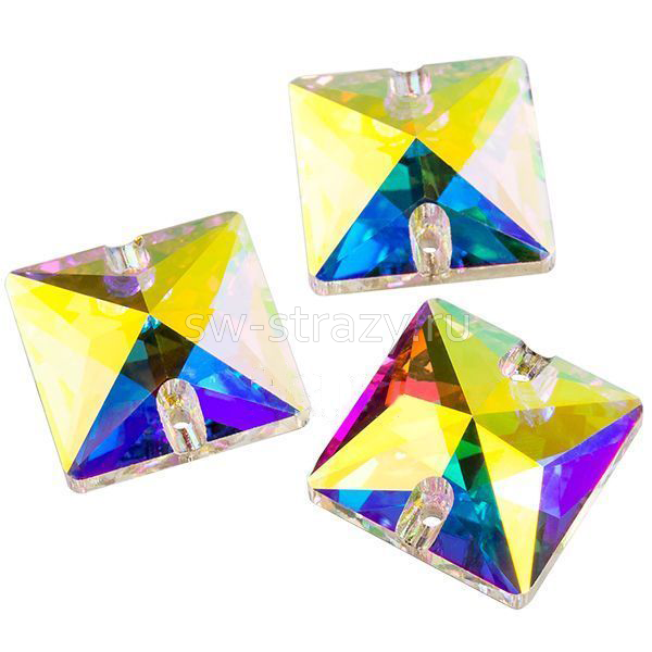 YHB 3687 12*12 mm Crystal AB