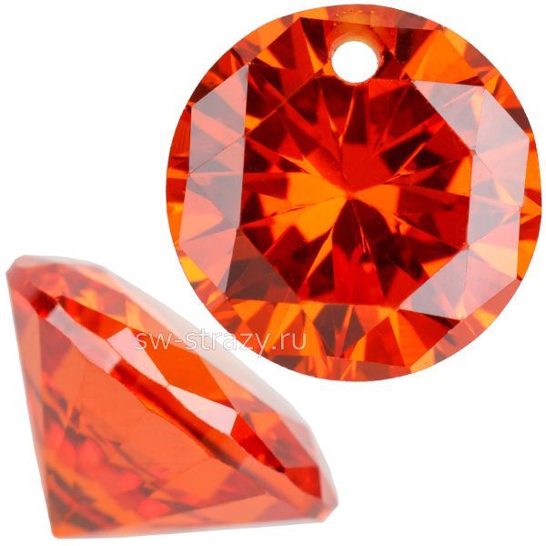 Подвеска циркон 8 мм Scarlet