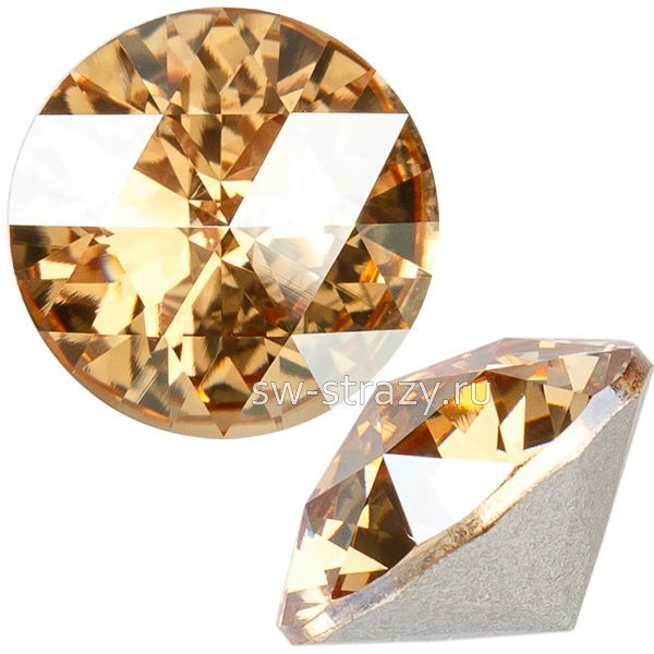 Кристаллы 1401 10 mm Crystal Golden Shadow