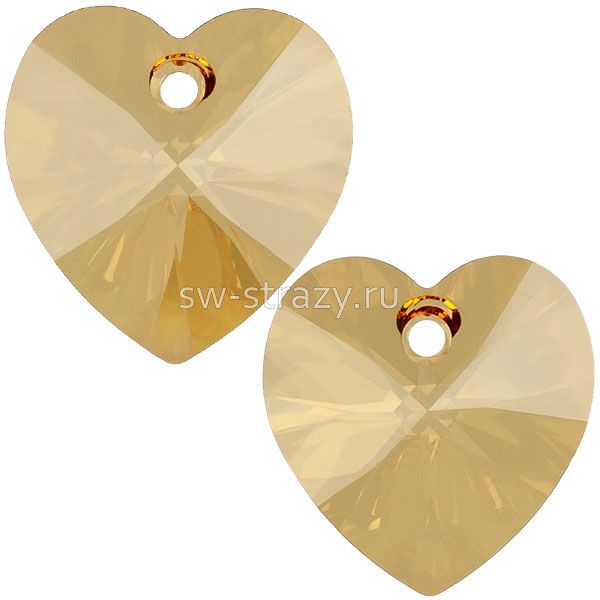 Кулоны 6228 14,4*14 mm Golden Topaz