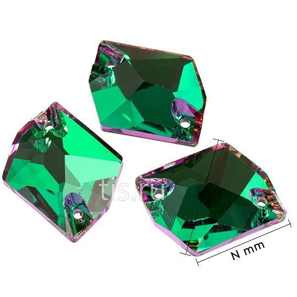 3570 13*17 mm Crystal Heliotrope