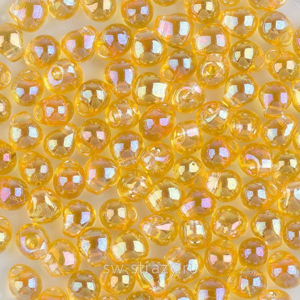 Drops 3,4 mm 251 Transparent Light Topaz AB