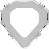 4928/S 18 mm 1PH20H Rhodium Plating