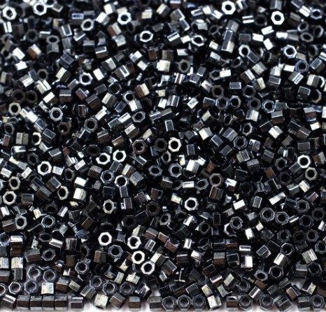 Delica Beads 11/0 DBC0001 Gunmetal