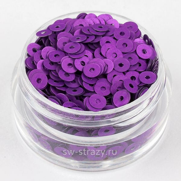 Пайетки 3 mm плоские (556W) Viola ST 3 гр