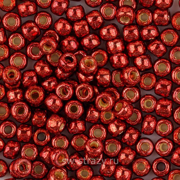 Бисер круглый 8/0 #0564PF Permanent Finish Гальванизированный кирпичный
