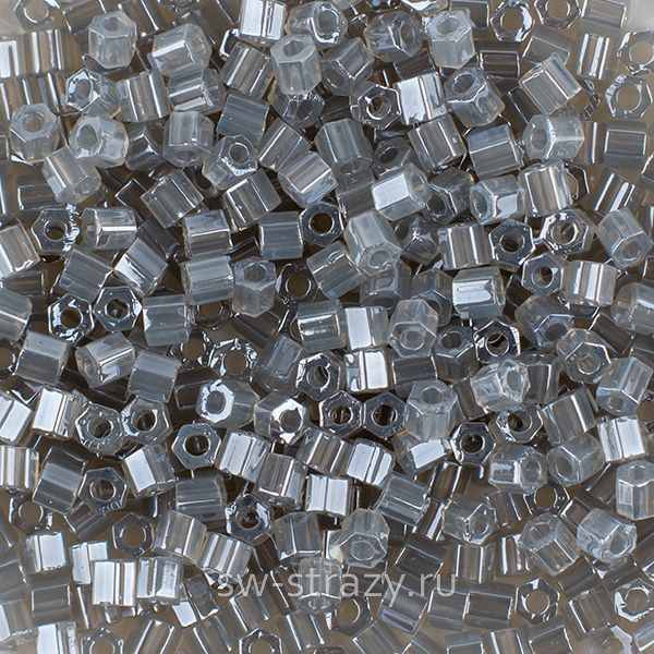 Шестиугольный 11/0 #0150 Цейлон, дымка