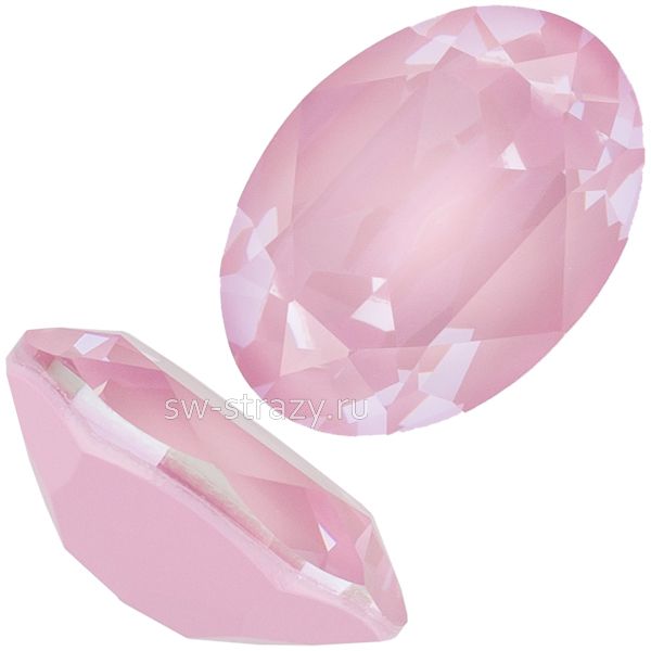 Кристаллы 4120 14x10 mm Crystal Soft Rose Ignite