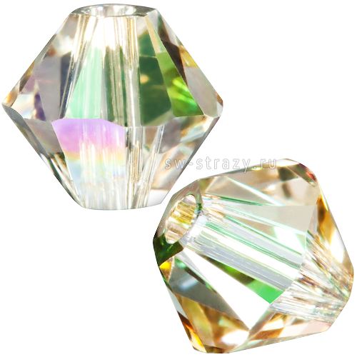 Бусины 5328 6 mm Crystal Luminous Green