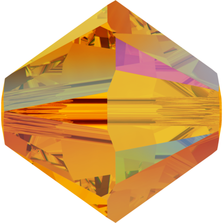 Бусины 5328 4 mm Tangerine AB 2X