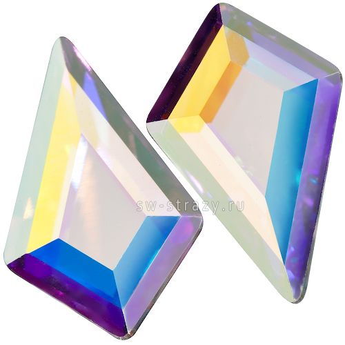 Стразы горячей фиксации 2771 6.4x4,2 mm Crystal AB HF