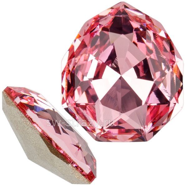 Кристаллы 4329 10x8,7 mm Light Rose