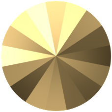 Риволи 1122 12 mm Crystal Aurum F