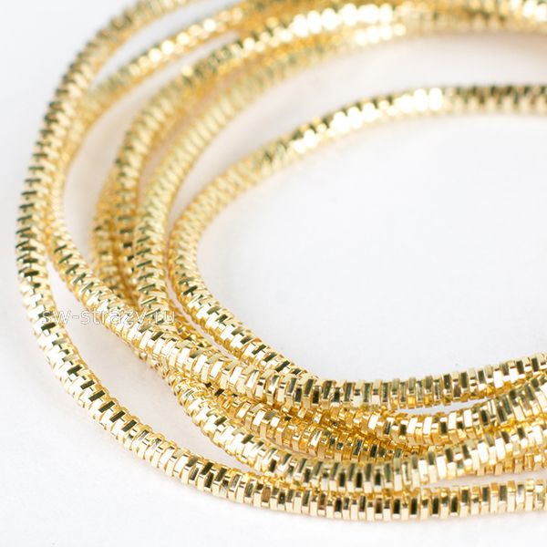 Канитель трунцал Светлое золото 0,7 мм (5гр)*