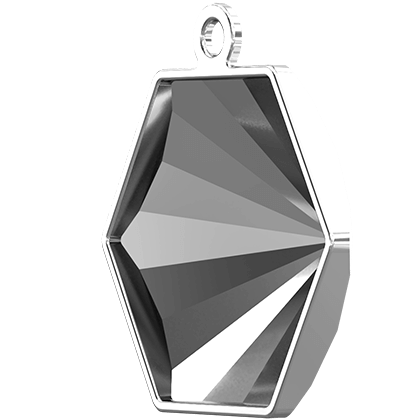 4699/J 14x16 mm Rhodium Plating