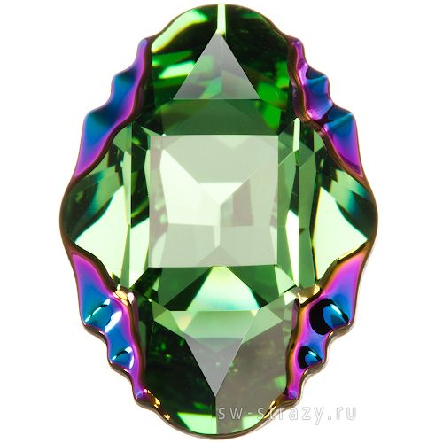 Кристаллы 4926 19x14 mm Peridot Scarabaeus Green