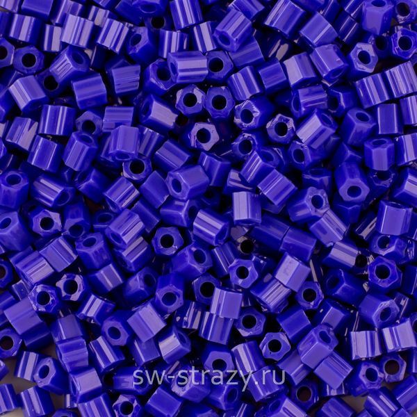 Шестиугольный 11/0 #0048 Ярко-синий