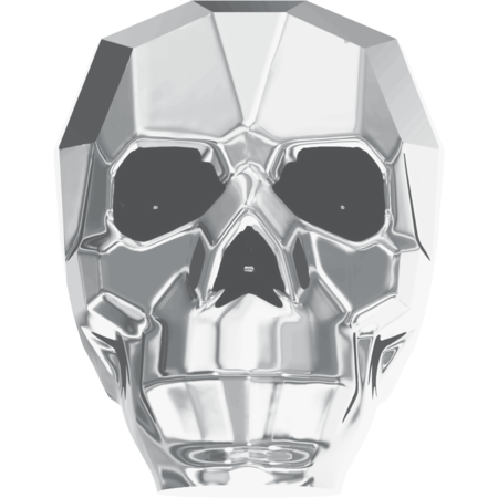 Бусины 5750 19 mm Crystal Light Chrome