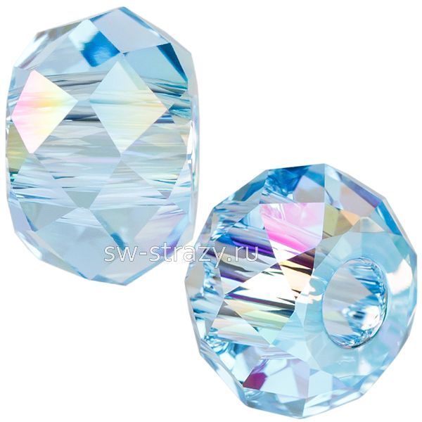 Бусины 5042 8 mm Aquamarine Shimmer 2X