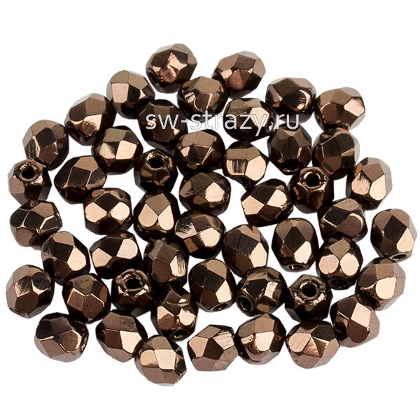 Бусины граненые Firepolished 3 мм Bronze (lj23980) 30
