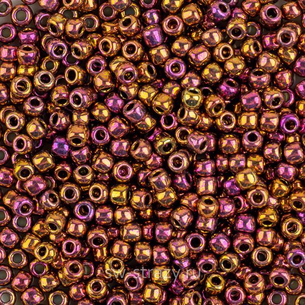 Бисер круглый 11/0 #0514 Металлизированный, медь