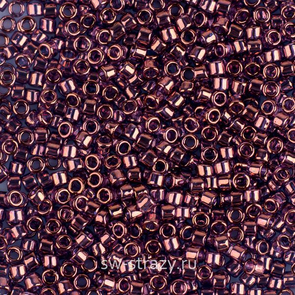 Бисер Treasures 11/0 #0201 Темный аметист золотой глянец